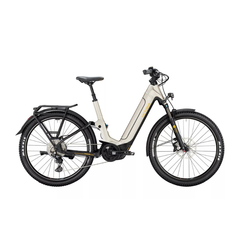 Velo SUV electrique Victoria Parcours 4 Taille du cadre Velo S Couleur Gris metallique