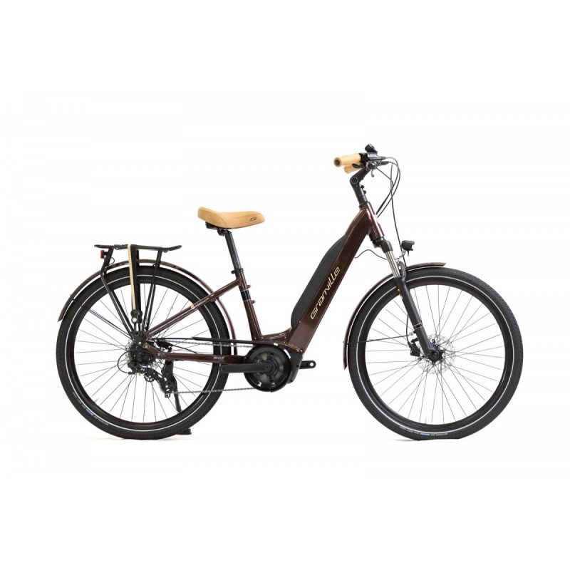 Velo electrique Granville e Absolute 35 Citibike Couleur Bordeaux Taille du cadre Velo S roues 27 5